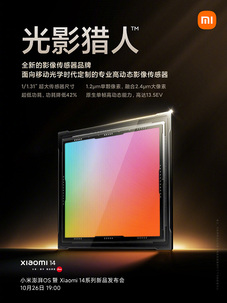 «Охотник за светом и тенями» — Xiaomi представила новый бренд датчиков изображения