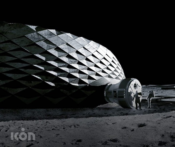 NASA и ICON планируют с помощью 3D-печати создавать архитектуру на Луне для будущих поселений