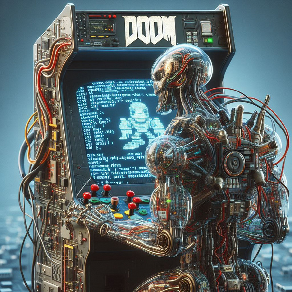 GPT-4 дали поиграть в Doom без обучения. ИИ весьма плохо справился с задачей, забывая о врагах, как только они исчезали с экрана