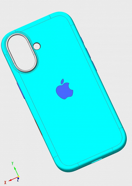 Дизайн камеры iPhone 16 и ещё одна новая кнопка для фото/видео подтверждены при помощи 3D-модели