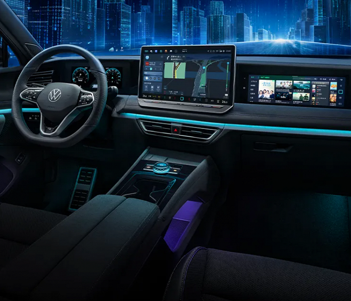 Tiguan выходит на новый уровень оснащения. Новый Volkswagen Tiguan L Pro получит четыре экрана спереди, систему IQ.Pilot от DJI, сверхкомфортные кресла и акустику Harman Kardon