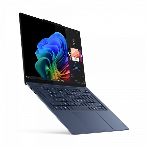 Это один из первых ноутбуков с Windows и SoC Snapdragon X Elite. Появились качественные фотографии Lenovo Yoga Slim 7 14 2024