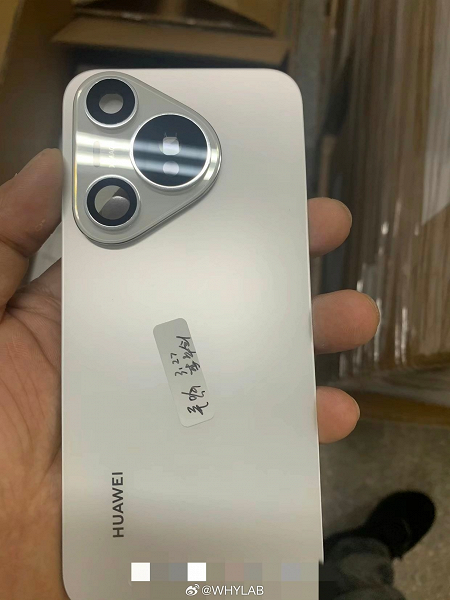 Так будет выглядеть Huawei P70. Появилось первое живое фото задней панели