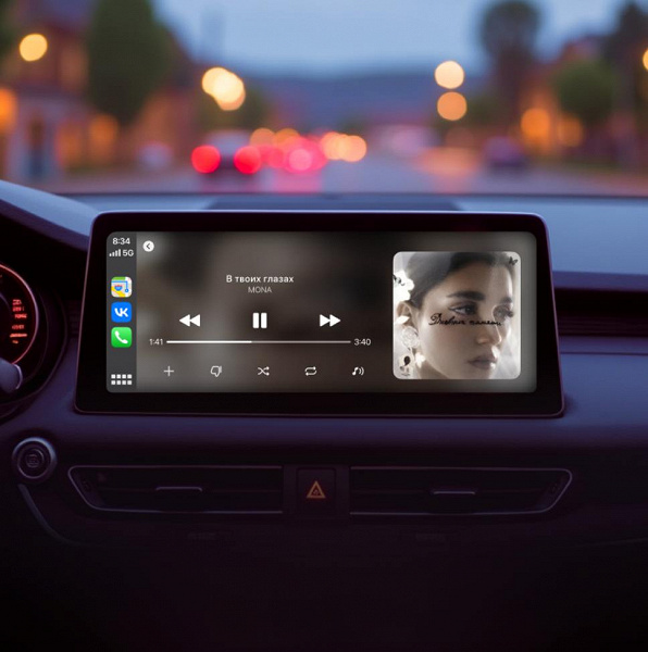 «VK Музыка» пришла на авто с Apple CarPlay