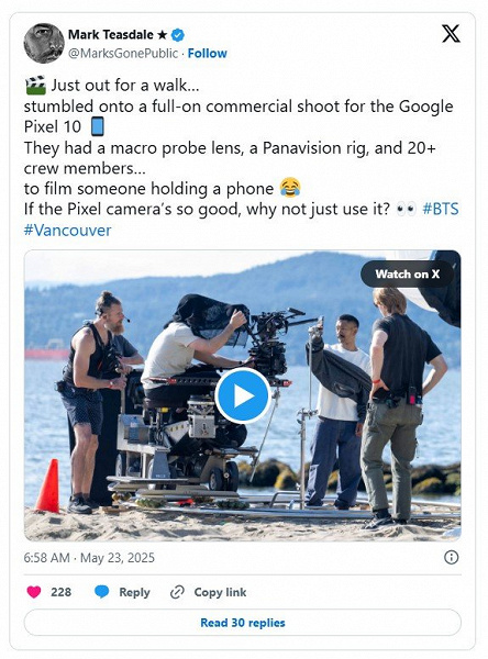 За год до анонса: утечка Google Pixel 10 показала акцент на камерах и ИИ