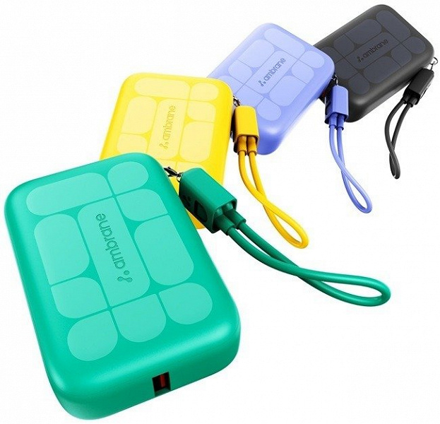 Внешний аккумулятор с быстрой зарядкой и встроенным кабелем, не из Китая &mdash; всего за $15. Представлен Ambrane PowerMini 10