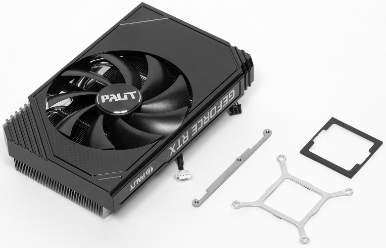 Обзор компактной видеокарты Palit GeForce RTX 3050 StormX (8 ГБ) Обзор компактной видеокарты Palit GeForce RTX 3050 StormX (8 ГБ)
