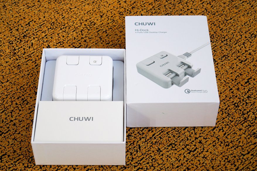 AliExpress: Chuwi Hi-Dock W100 - зарядное устройство на 4 порта с поддержкой Quick Charge 3.0