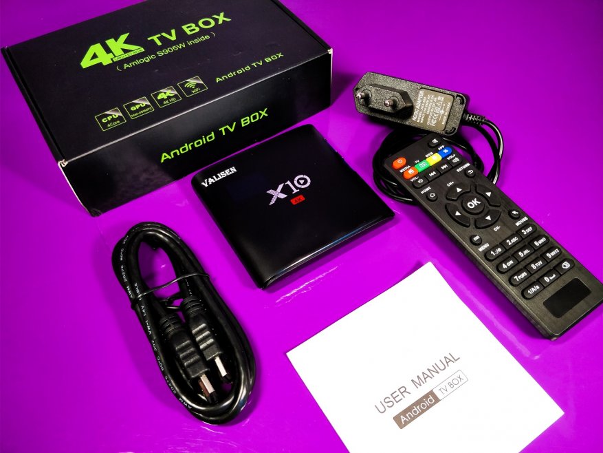 TomTop: Valisen X10 - обзор бюджетного TV BOX на Amlogic S905W