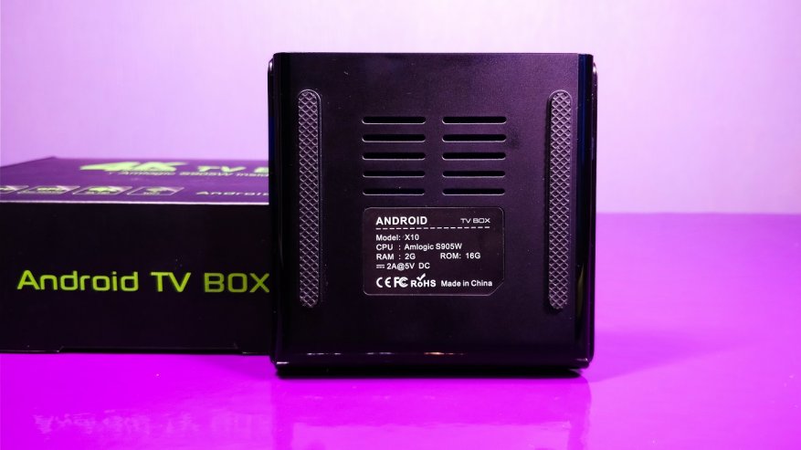 Valisen X10 - обзор бюджетного TV Box на Amlogic S905W