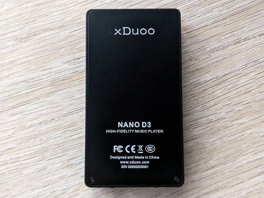 TomTop: XDuoo NANO D3 - мощный HiFi аудиоплеер на RockChip RKNanoD