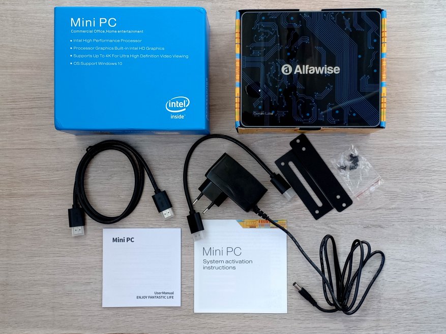 Alfawise T1 обзор. Бесшумный компьютер Intel N4100