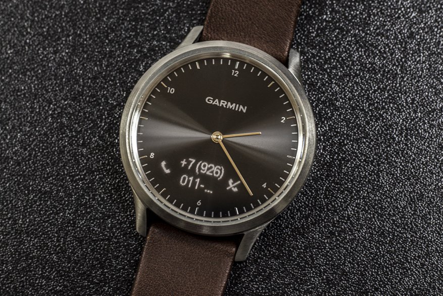 garmin vivomove HR входящий звонок