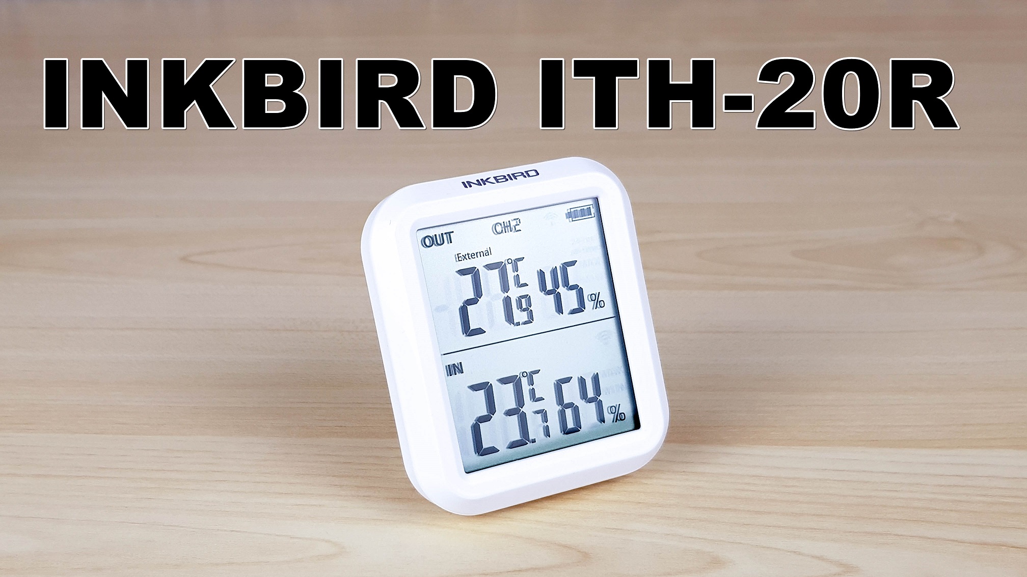 Inkbird ITH-20R: ترمومتر رقمي ومقياس رطوبة مع مستشعرات عن بعد للقياسات الداخلية والخارجية 3