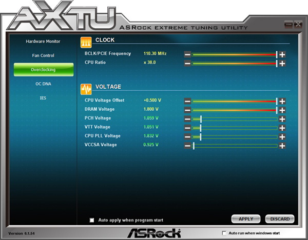 Фирменная утилита ASRock XTU (Extreme Tuning Utility)