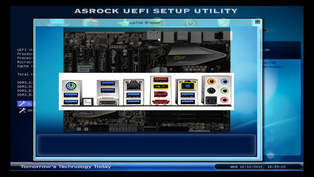 BIOS материнской платы ASRock Z77 Extreme9