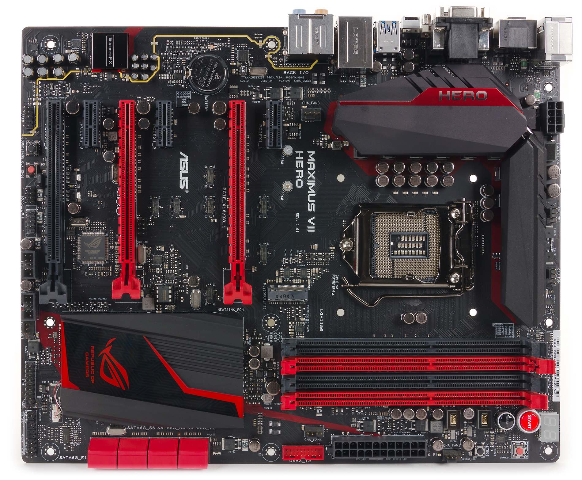 Игровая материнская плата Asus Maximus VII Hero