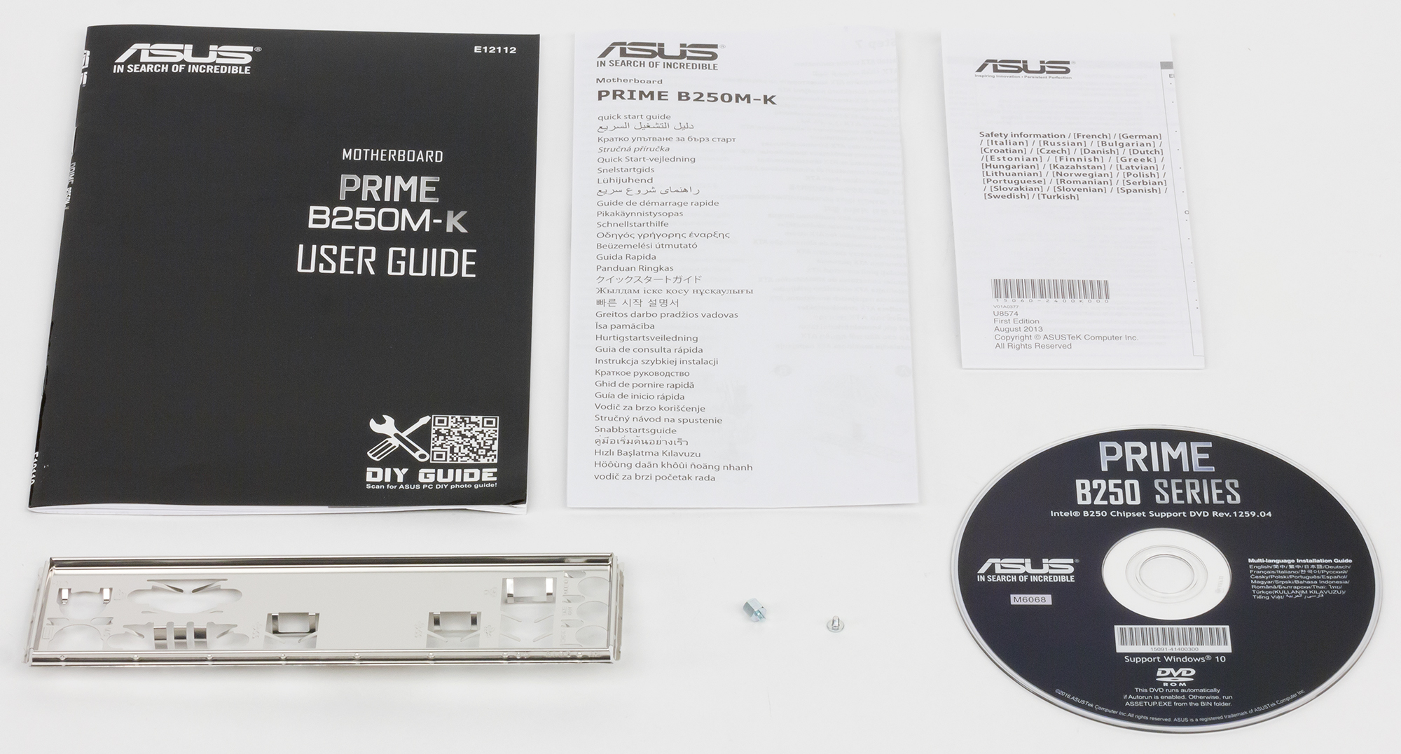 Материнская плата Asus Prime B250M-K: