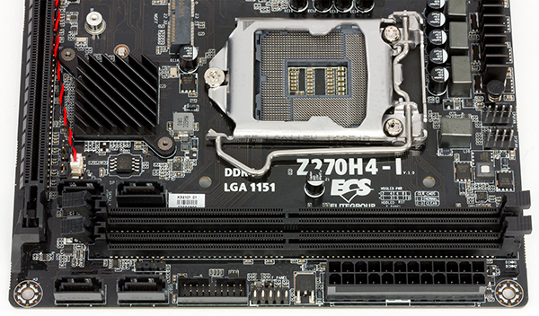 Материнская плата ECS Z270H4-I форм-фактора Mini-ITX на чипсете Intel Z270
