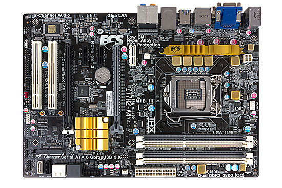 Системная плата ECS Z77H2-A4