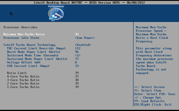 BIOS материнской платы Intel DH77DF