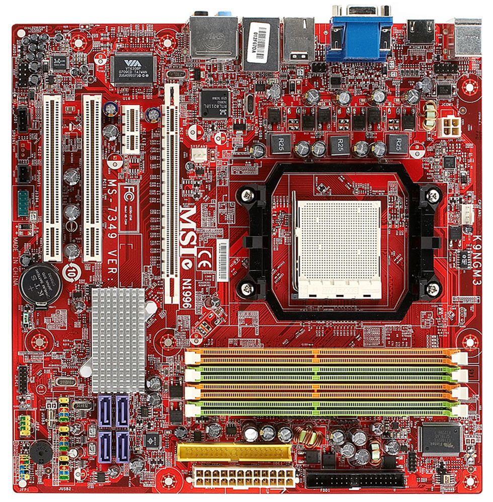 MSI K9NGM3 — motherboard based on NVIDIA GeForce 7050 (Socket AM2) chipset