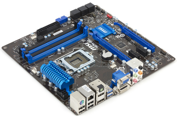 Внешний вид материнской платы MSI H87M-G43