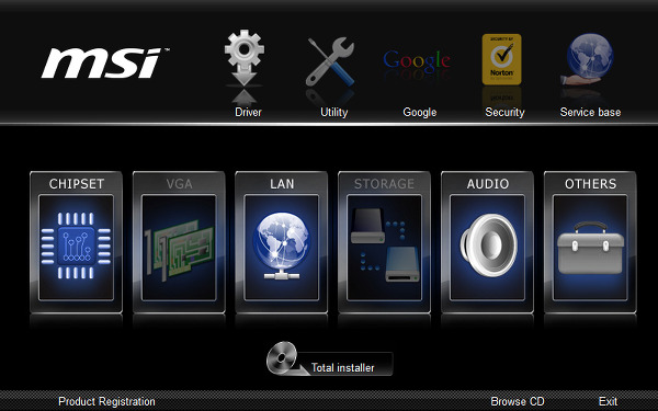 Программное обеспечение материнской платы MSI H87M-G43