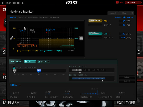 BIOS материнской платы MSI Z87I Gaming AC
