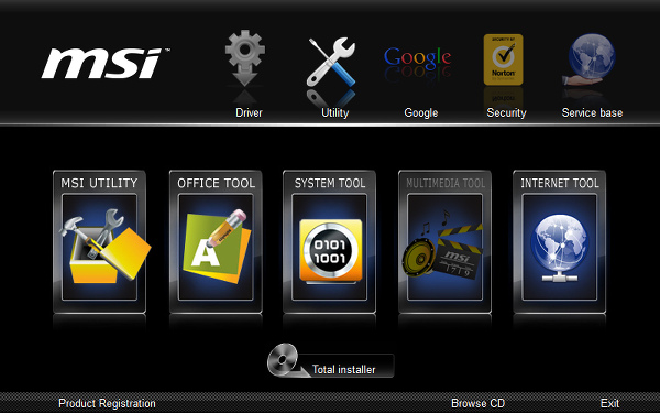 Программное обеспечение материнской платы MSI Z87I Gaming AC