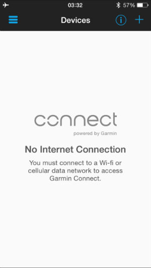 Скриншот iOS-версии сервиса Garmin Connect