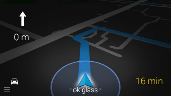 Снимок экрана умных очков Google Glass 2.0 Explorer Edition