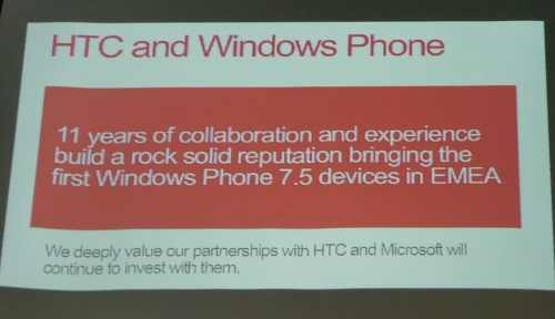 партнерство HTC и Microsoft