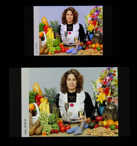 Обзор смартфона Acer Liquid E700. Тестирование дисплея