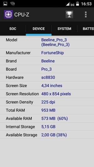 Характеристики Билайн Про 3