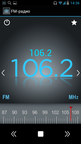 Обзор DNS SI4301. Скриншоты. FM-радиоприемник