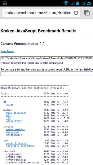 Тест Kraken на Fly IQ446