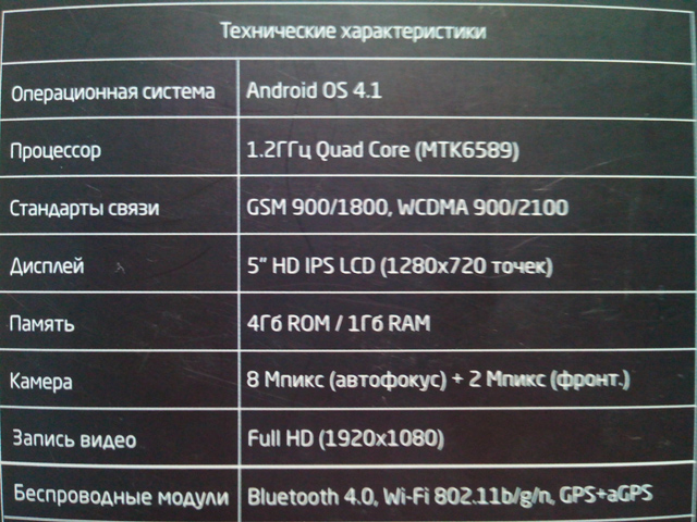 Обзор Fly IQ451. Демонстрационный снимок
