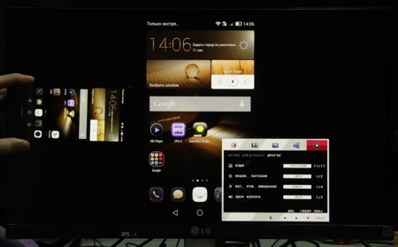 Обзор смартфона Huawei Ascend Mate 7. Тестирование MHL