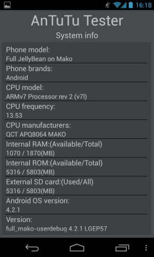Обзор LG Nexus 4