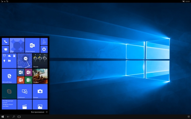 Continuum в Windows 10 Mobile