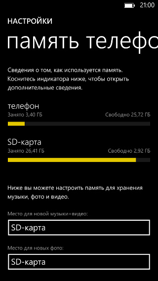 Флэш-диск Nokia Lumia 1520