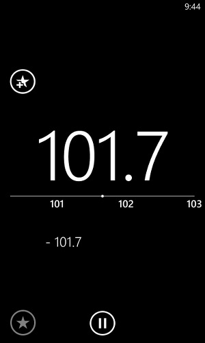 Программа радио в Nokia Lumia 925