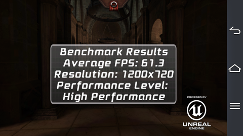 Обзор Pantech Vega Iron. Скриншоты. Epic Citadel