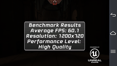 Обзор Pantech Vega Iron. Скриншоты. Epic Citadel