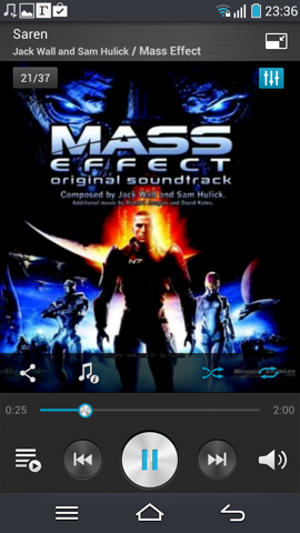 Обзор Pantech Vega Iron. Скриншоты. Аудиоплеер