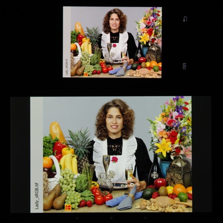 Обзор смартфона Samsung Galaxy S4 Mini (Black). Тестирование дисплея