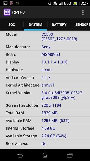Обзор смартфона Sony Xperia ZR