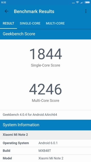 Смартфон Xiaomi Mi Note 2