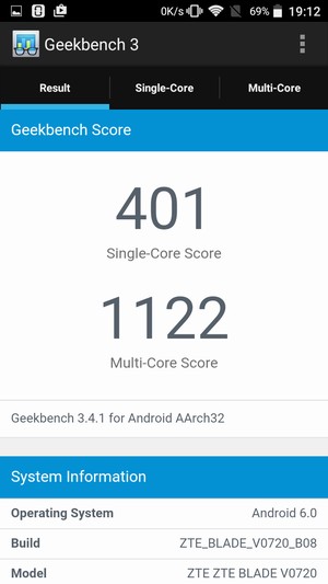 Смартфон ZTE Blade V7 Lite